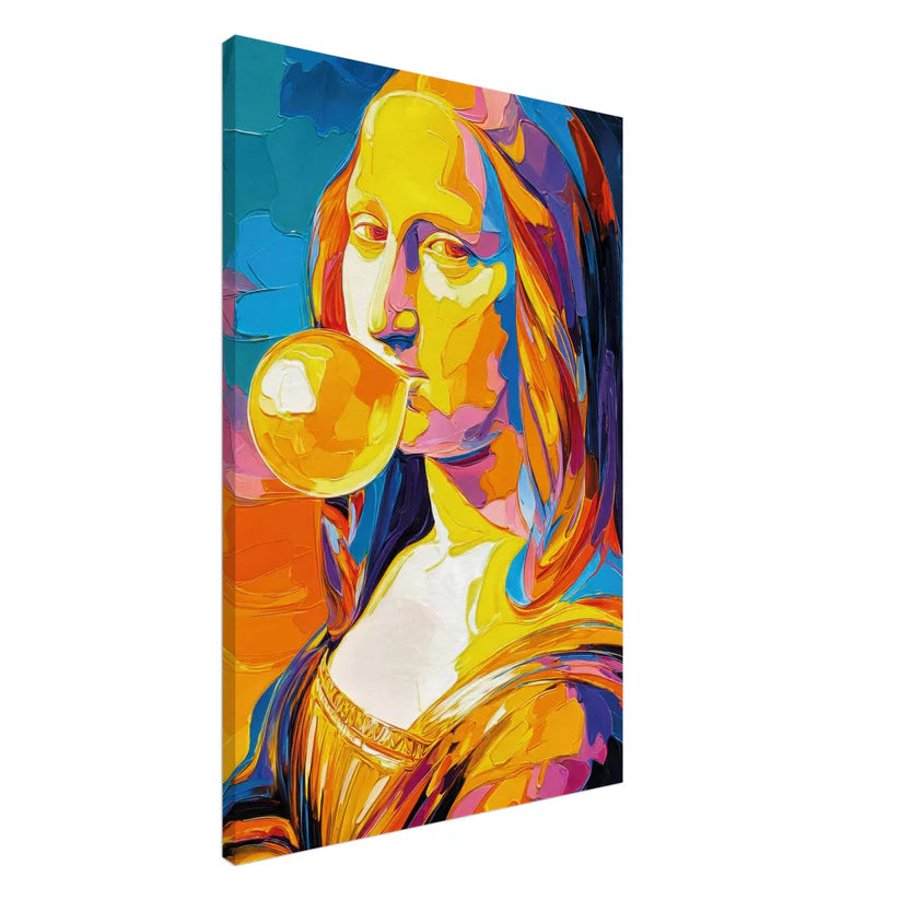Moderno Monna Lisa Pop Art - Bubblegum Lisa