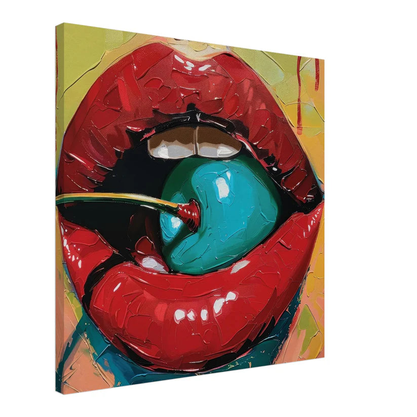 Electric Cherry: Labbra Pop Art Materiche