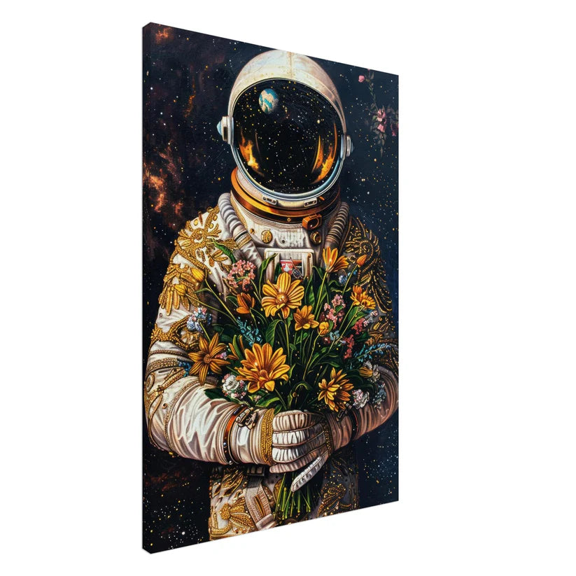 Astronauta Vintage Gold – Odissea Floreale