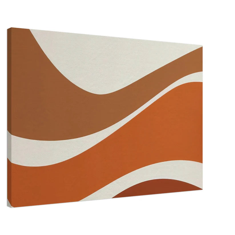 Dune al Tramonto – Tela Materica Boho Terracotta