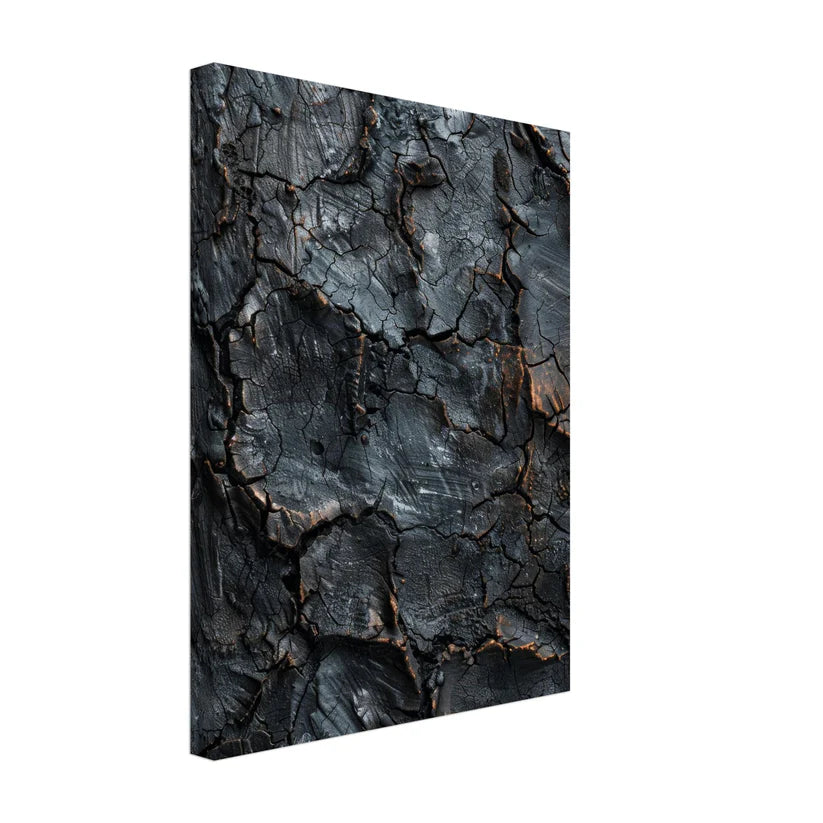 Earth Core – Quadro Astrale Materico Nero e Rame