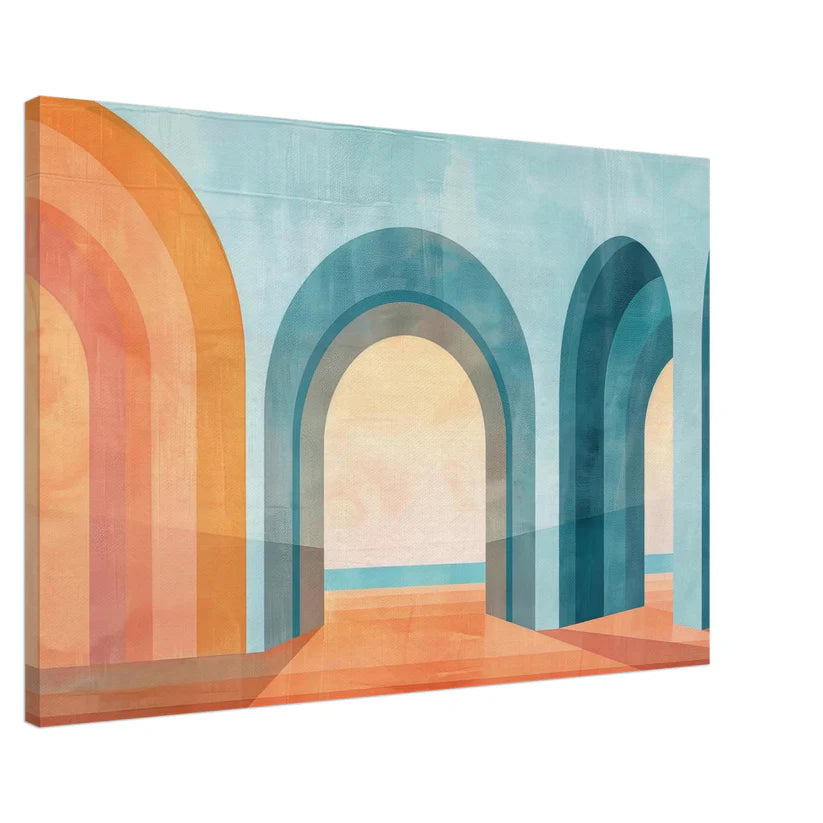 Archi sul Mare - Poster Geometrico Boho Chic