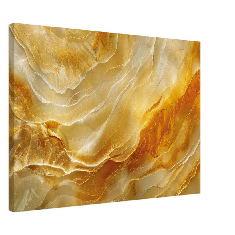 Onice Dorato – Tela Materica Luxury Effetto Geode