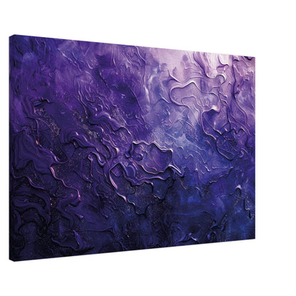 Sinfonia Viola – Tela Materica Luxury dalle Linee Fluide