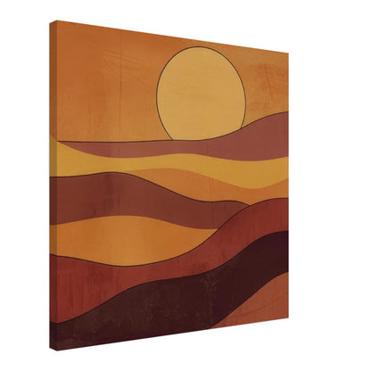 Desert Harmony: Paesaggio Astratto Boho Minimal