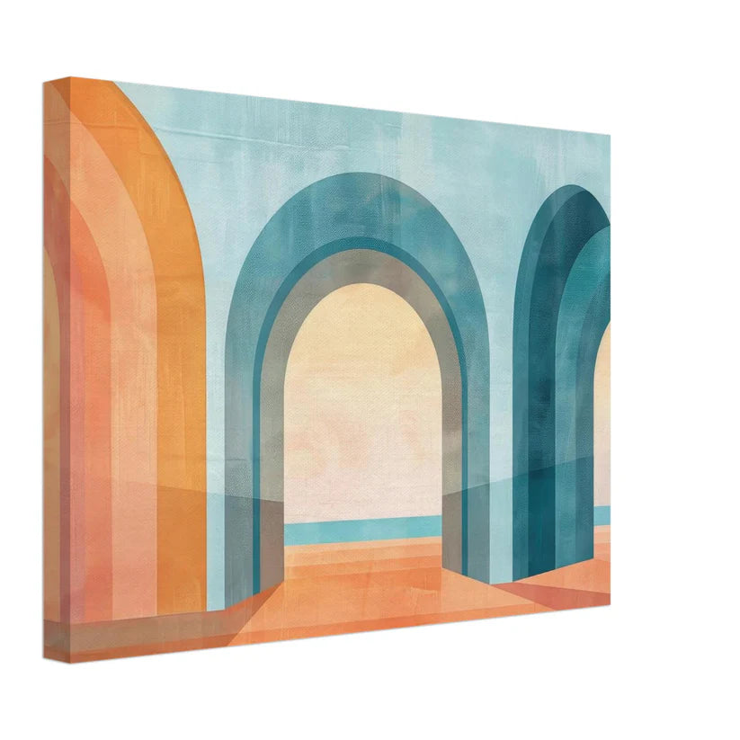 Archi sul Mare - Poster Geometrico Boho Chic