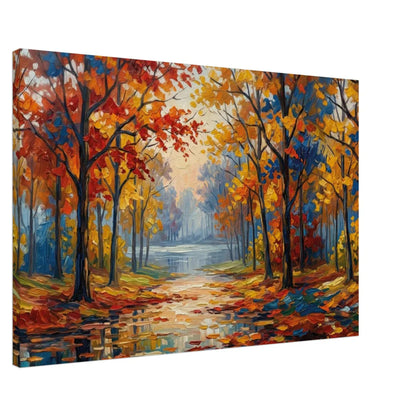 Viale d'Autunno – Quadro Materico Contemporaneo