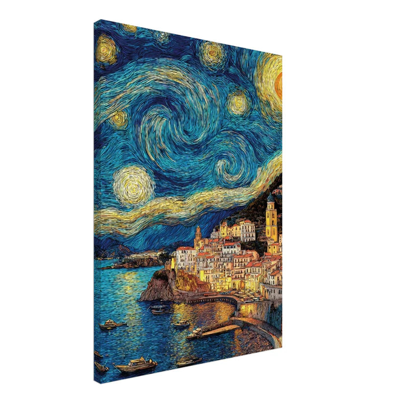 Van Gogh Coast – Notte Stellata sulla Scogliera