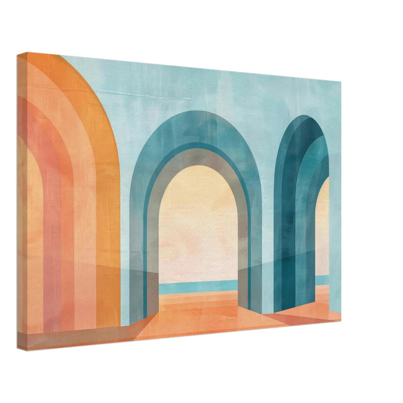Archi sul Mare - Poster Geometrico Boho Chic