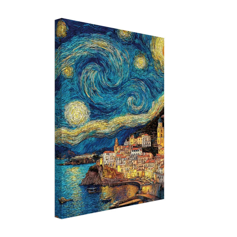 Van Gogh Coast – Notte Stellata sulla Scogliera