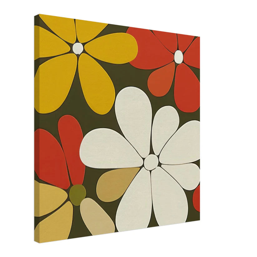 Retro Bloom: Fiori Pop Art Anni '70