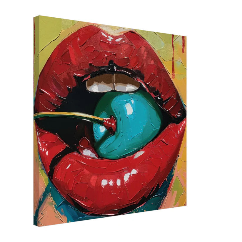Electric Cherry: Labbra Pop Art Materiche