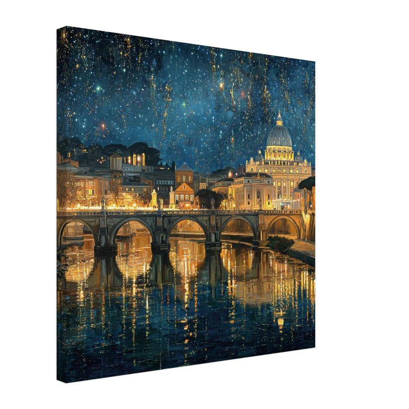 Eternal Starry Night: Roma e San Pietro Impressionista