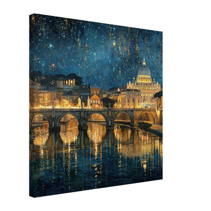 Eternal Starry Night: Roma e San Pietro Impressionista