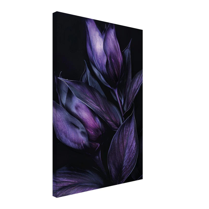 Midnight Bloom – Deep Purple & Gold Dust