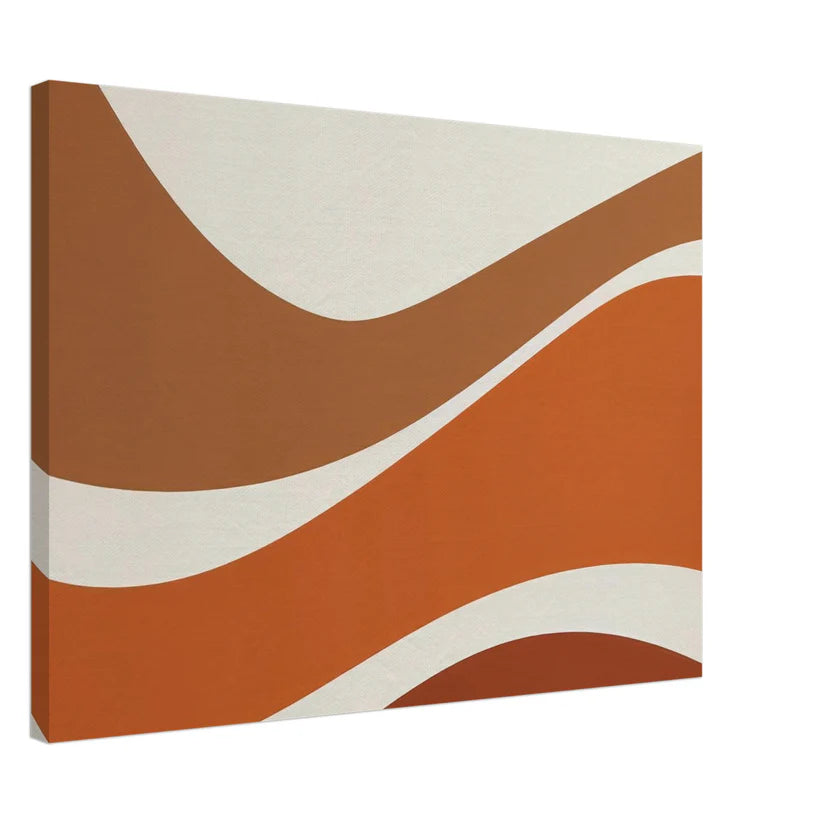 Dune al Tramonto – Tela Materica Boho Terracotta