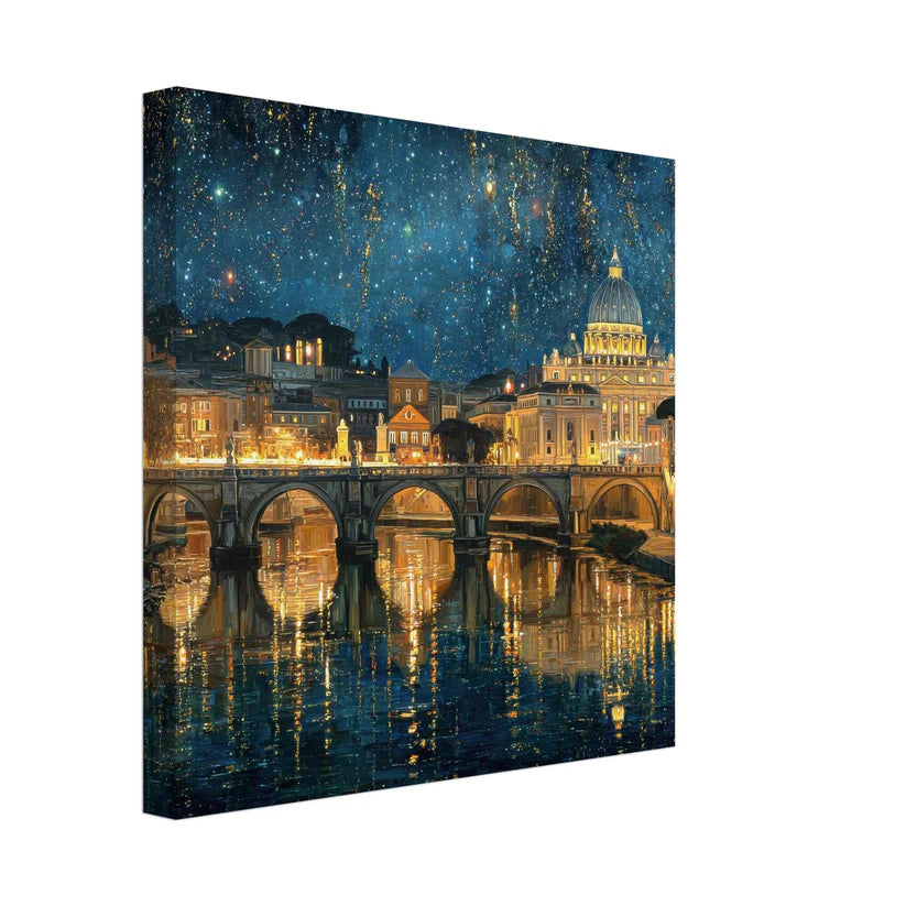 Eternal Starry Night: Roma e San Pietro Impressionista