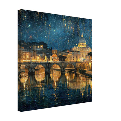 Eternal Starry Night: Roma e San Pietro Impressionista