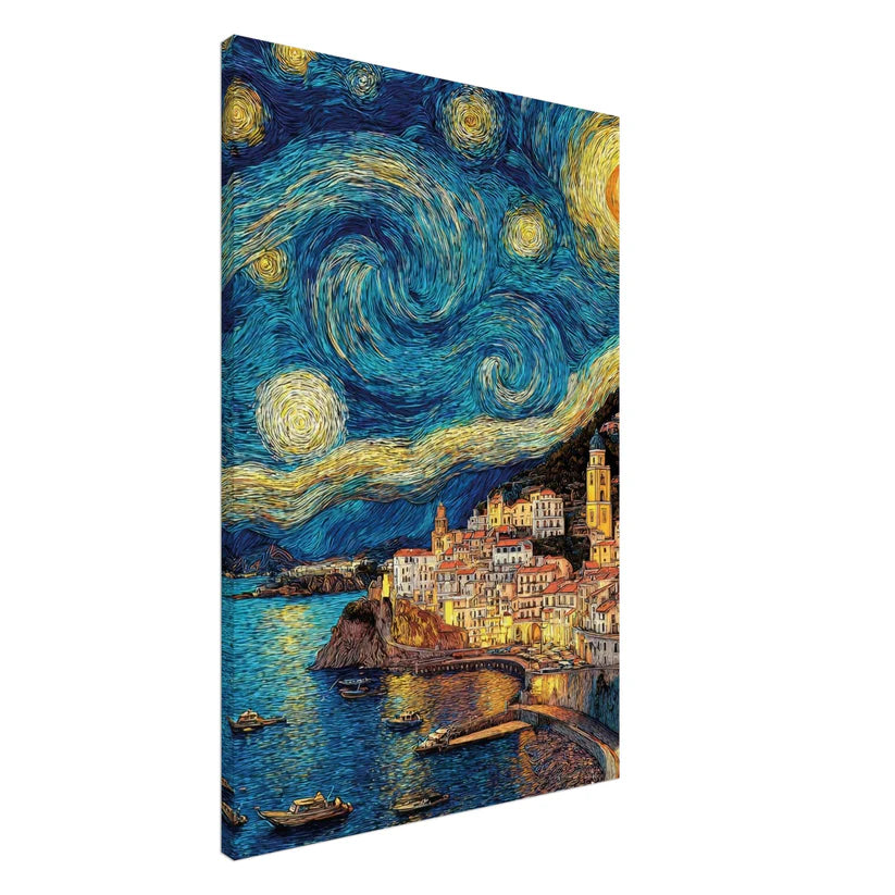 Van Gogh Coast – Notte Stellata sulla Scogliera