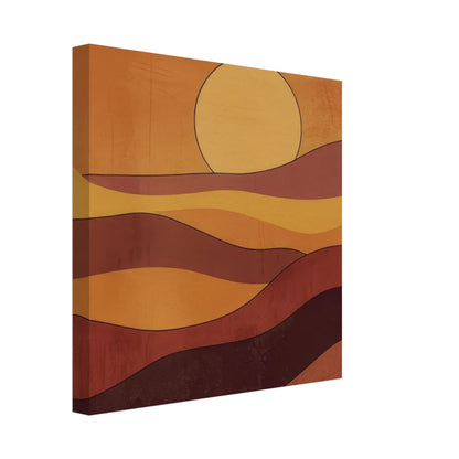 Desert Harmony: Paesaggio Astratto Boho Minimal
