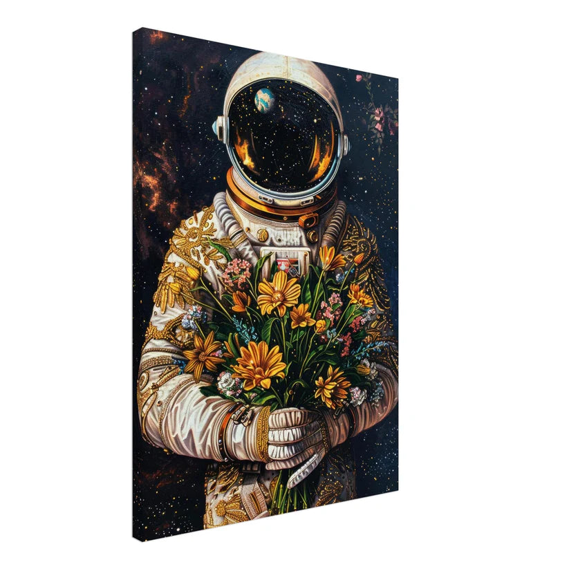 Astronauta Vintage Gold – Odissea Floreale