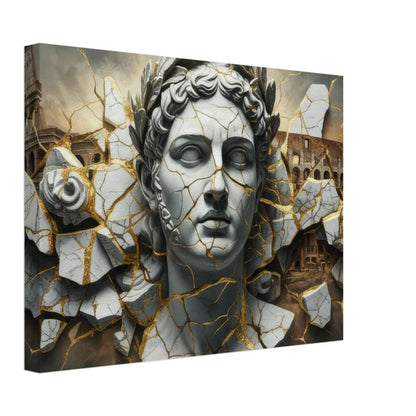 Imperium Kintsugi – Tela Materica Luxury con Dettagli Oro