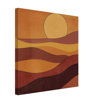Desert Harmony: Paesaggio Astratto Boho Minimal
