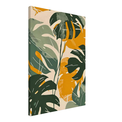 Quadro Botanico Moderno Monstera – Giungla Urbana Ocra