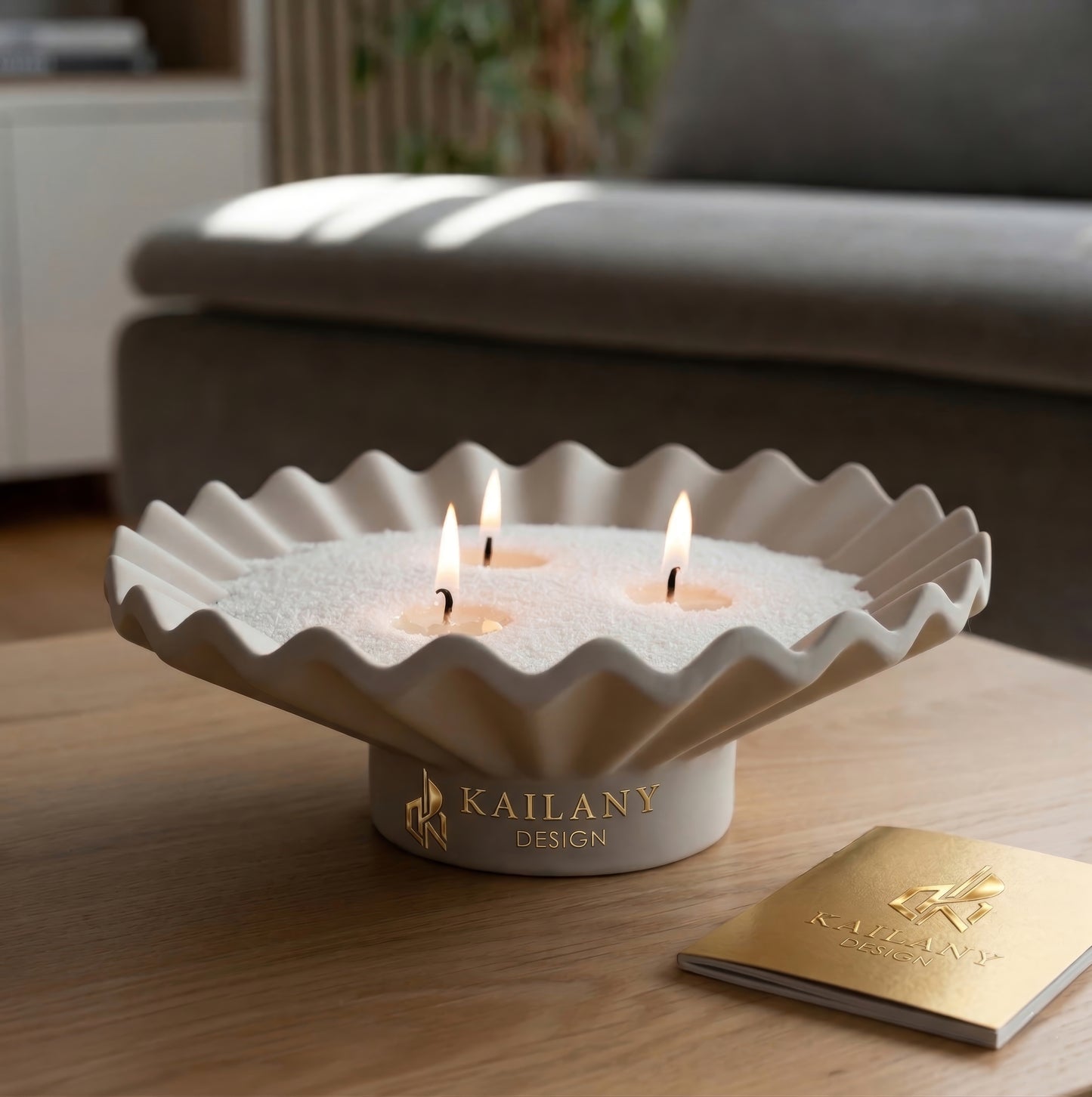 Sand Candle Pure Marble