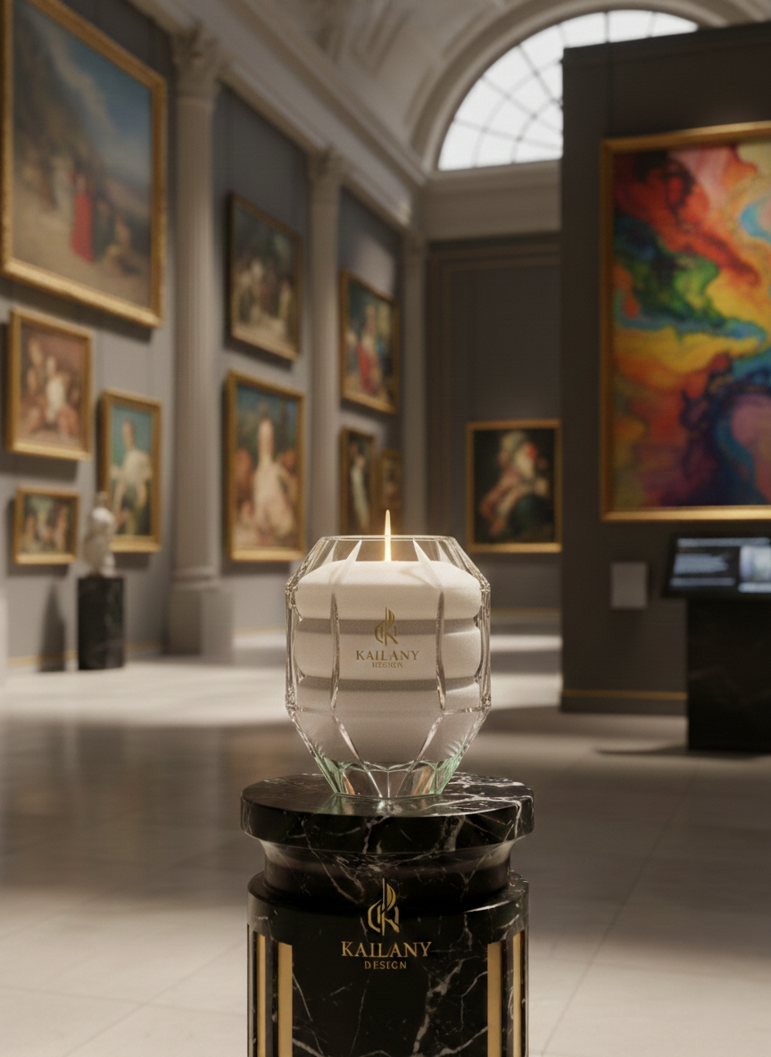 Sand Candle Pure Marble