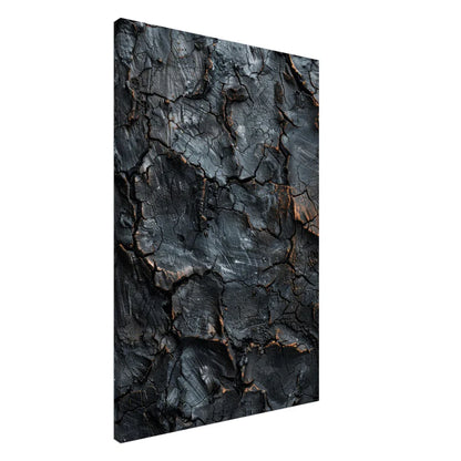 Earth Core – Quadro Astrale Materico Nero e Rame