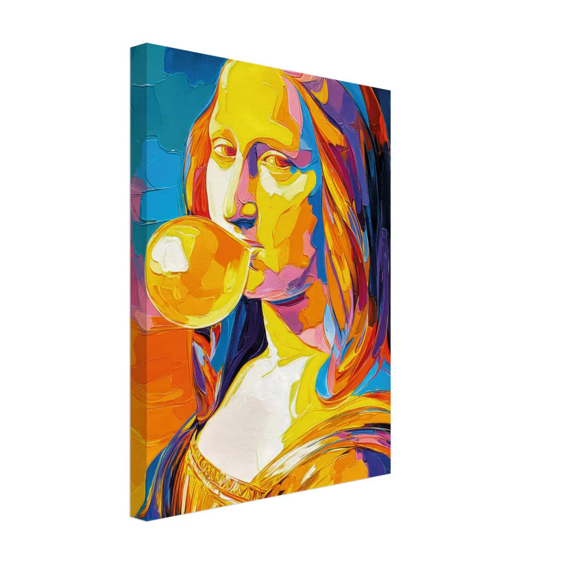 Moderno Monna Lisa Pop Art - Bubblegum Lisa