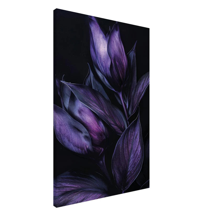 Midnight Bloom – Deep Purple & Gold Dust