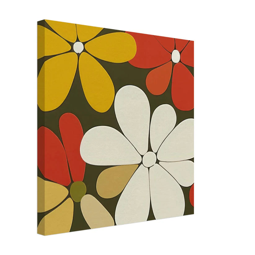 Retro Bloom: Fiori Pop Art Anni '70