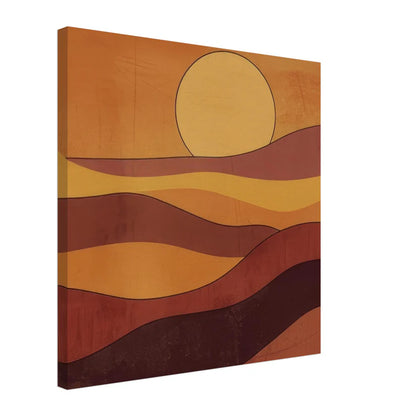 Desert Harmony: Paesaggio Astratto Boho Minimal