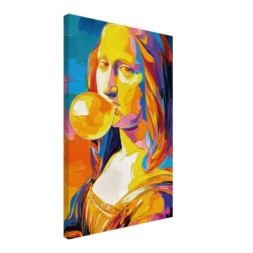 Moderno Monna Lisa Pop Art - Bubblegum Lisa
