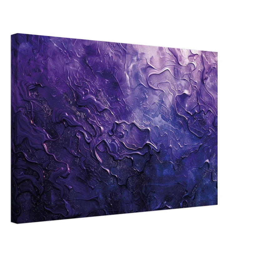 Sinfonia Viola – Tela Materica Luxury dalle Linee Fluide