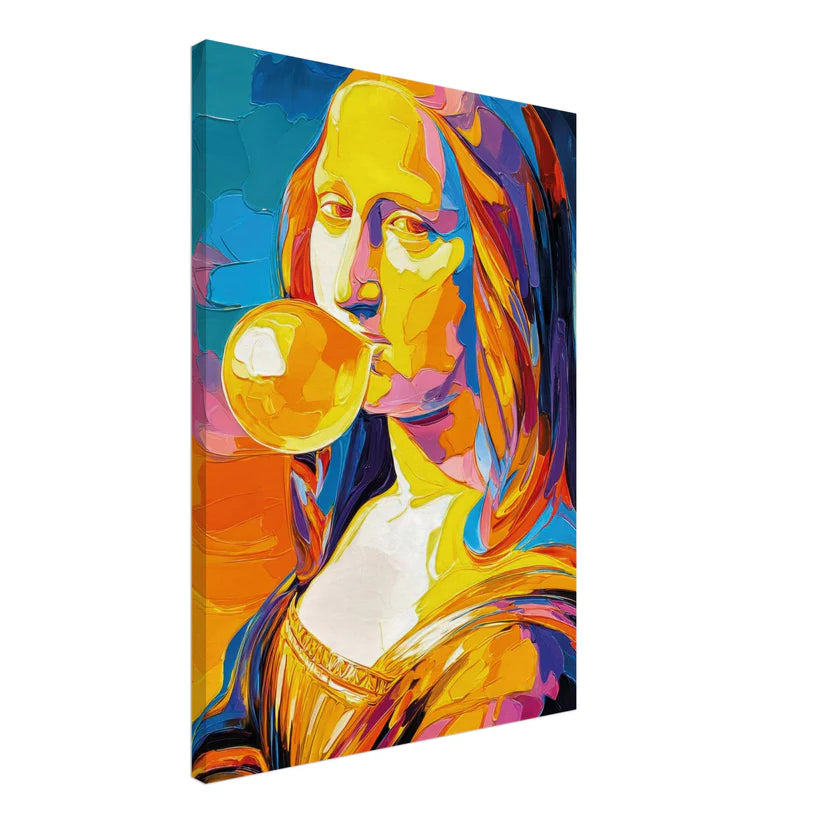 Moderno Monna Lisa Pop Art - Bubblegum Lisa
