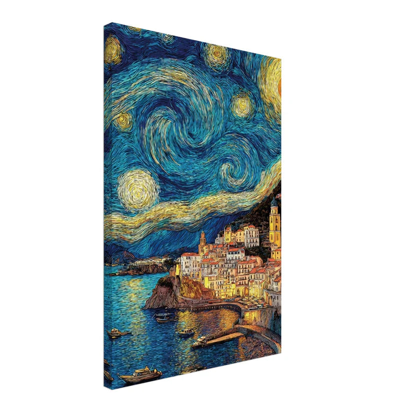 Van Gogh Coast – Notte Stellata sulla Scogliera