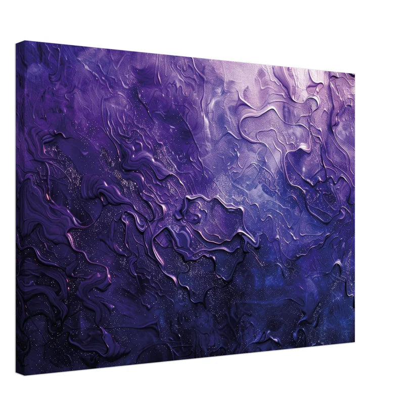 Sinfonia Viola – Tela Materica Luxury dalle Linee Fluide