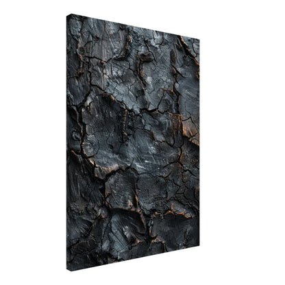 Earth Core – Quadro Astrale Materico Nero e Rame