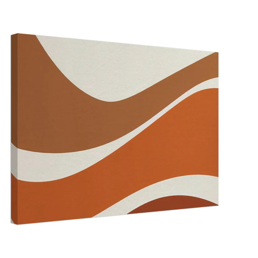 Dune al Tramonto – Tela Materica Boho Terracotta
